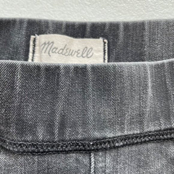 Madewell Black Pull-On Stretch Skinny Ankle The Anywhere Jean Women's Size 28 - Picture 7 of 9